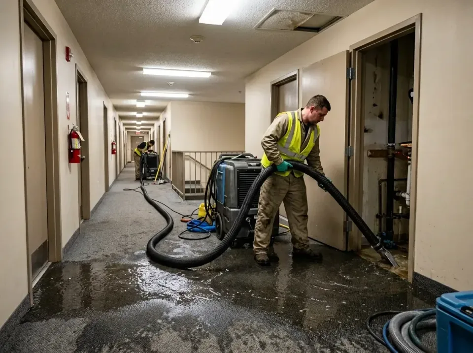multi-unit-apartment-hallway-f-005 — frequently asked questions, Emergency Burst Pipe Water Extraction & Removal in Murrells…